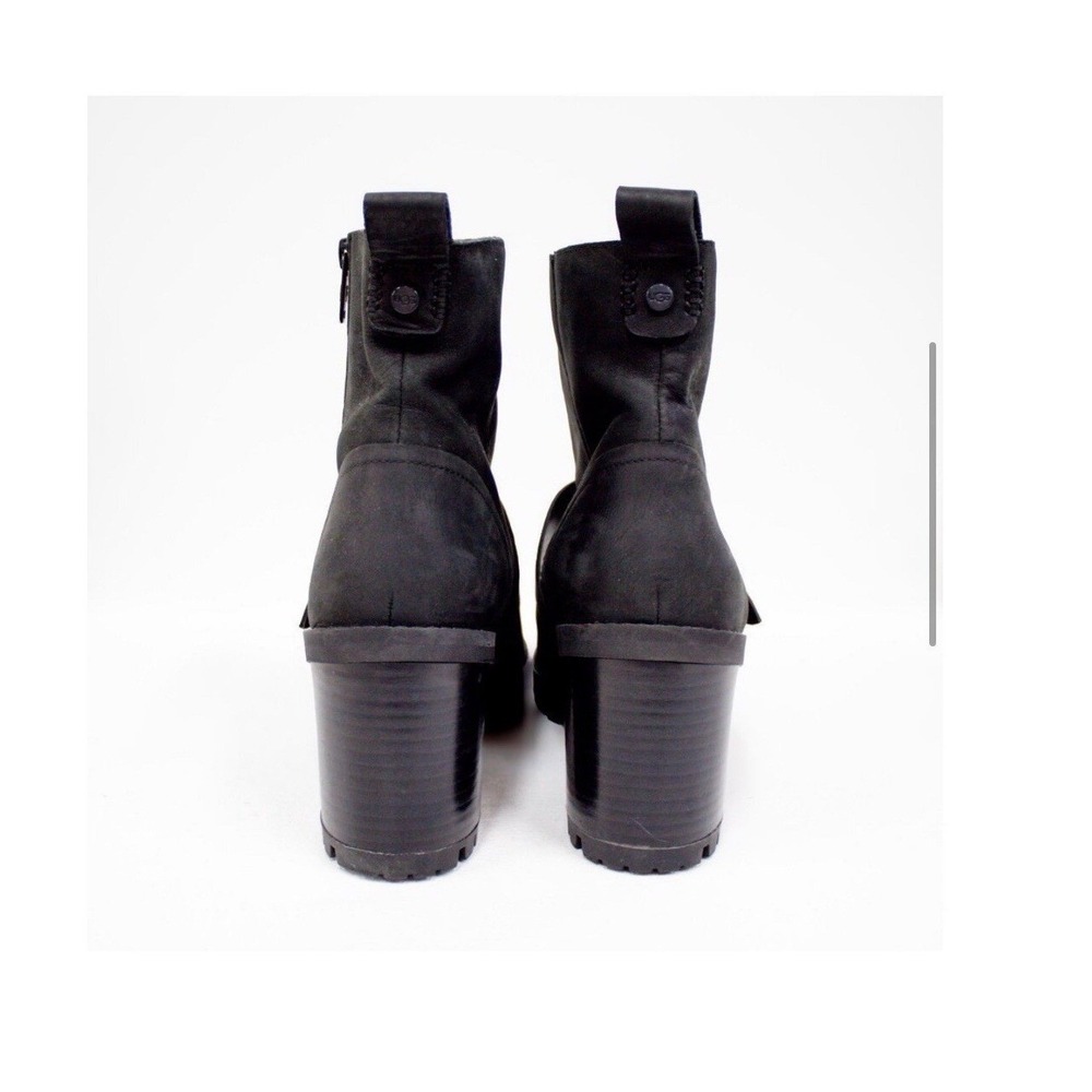 UGG Boots Women's 10 Fern Black Nubuck Leather 1003792 - Picture 13 of 15